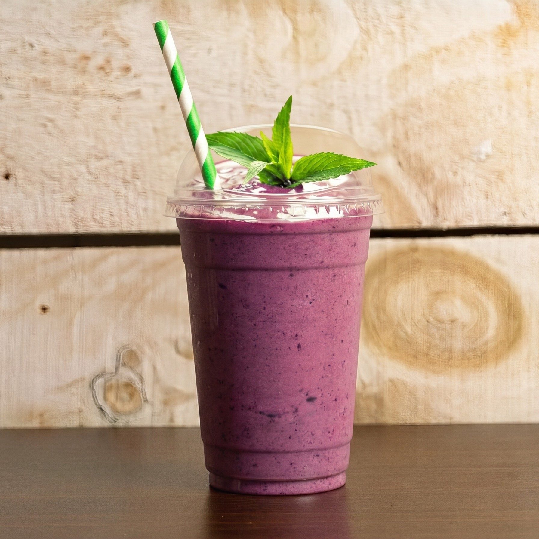 Blueberry Banana Smoothie.