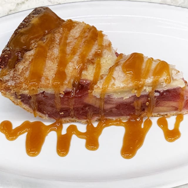 Caramel Apple Berry Pie.